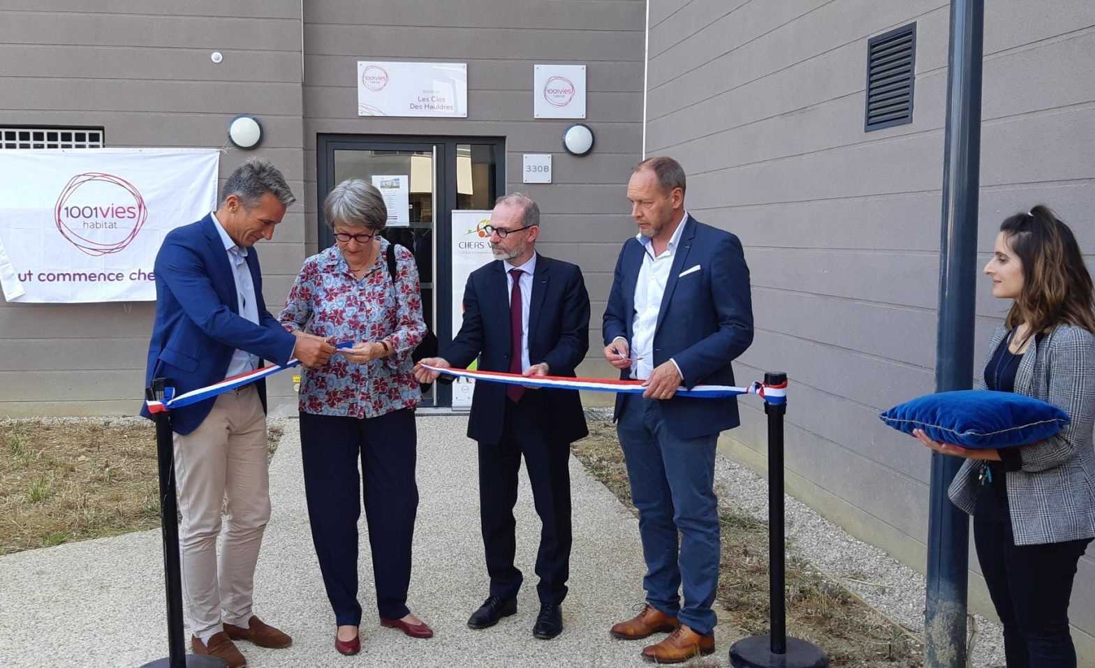 Inauguration résidence logement social 1001 Vies Habitat Moissy-Cramayel
