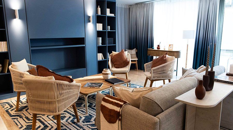 Salle polyvalente résidence services seniors Le Bristol Aix-Les-Bains