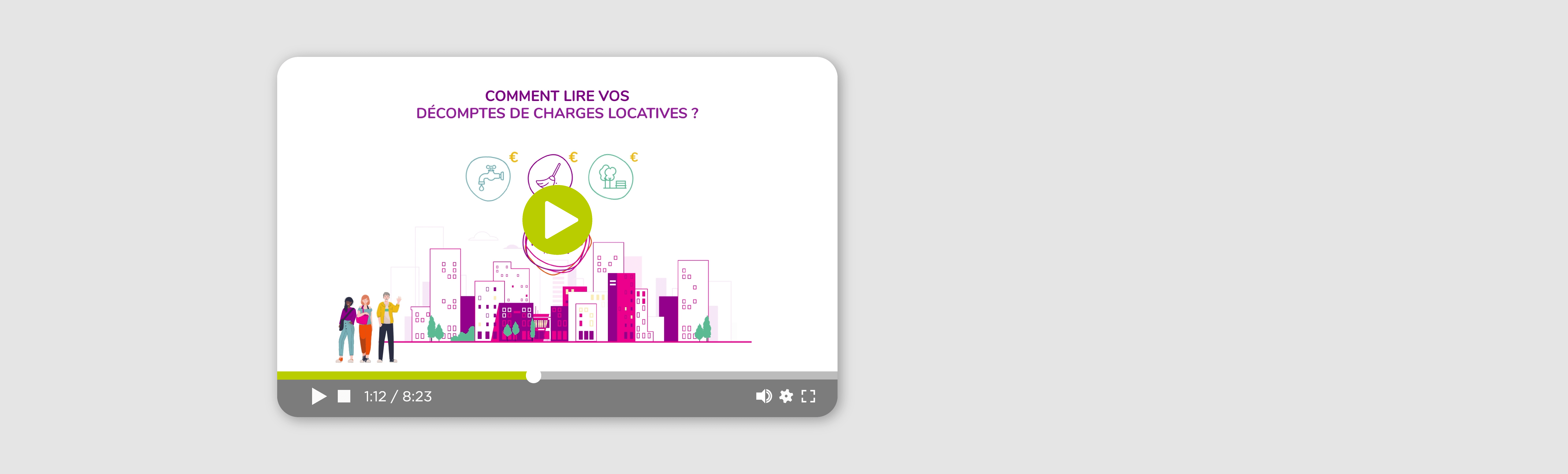 Vidéo explicative charges locatives 1001 Vies Habitat