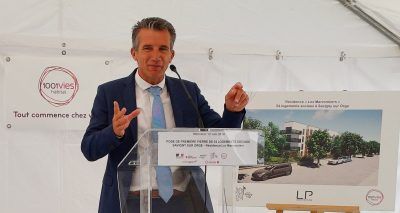 Première Pierre Les Marronniers Savigny-sur-Orge - Stéphane Boubennec Direct IDF 1001 Vies Habitat