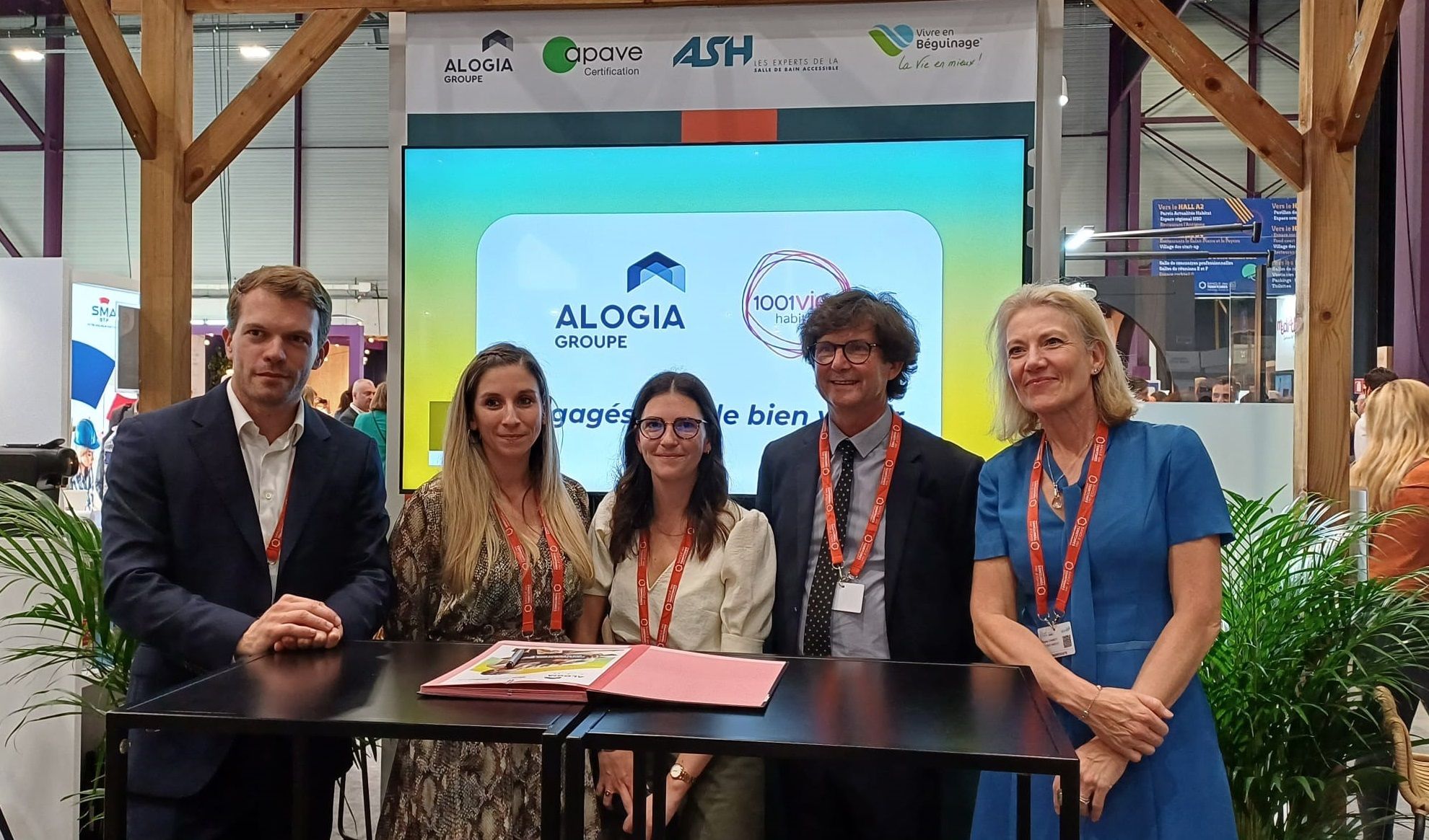 Le Groupe 1001 Vies Habitat signe un partenariat avec Alogia Groupe